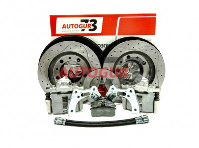 tom① Дисковые тормоза УАЗ задний мост Тимкен, Гибрид, Спайсер с