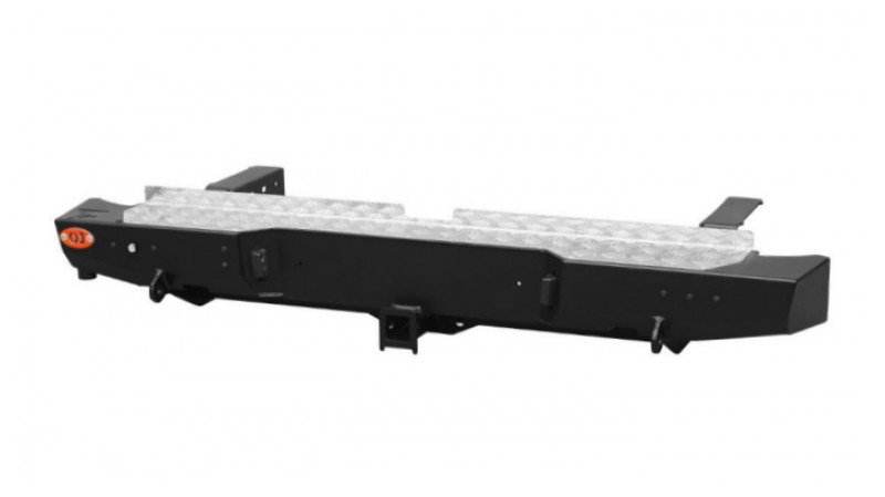 Бампер задний силовой OJeep для Mitsubishi L200 2005-2015 с квадратом под фаркоп Бампер задний силовой OJeep для Mitsubishi L200 2005-2015 с квадратом под фаркоп