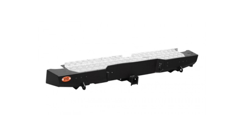 Бампер задний силовой OJeep для Toyota Hilux 2011-2015 с квадратом под фаркоп Бампер задний силовой OJeep для Toyota Hilux 2011-2015 с квадратом под фаркоп