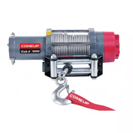 Лебедка для квадроциклов снегоходов COMEUP Cub 4 12V 1814 кг стальной трос Лебедка для квадроциклов снегоходов COMEUP Cub 4 12V 1814 кг стальной трос