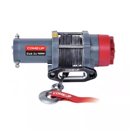 Лебедка для квадроцикла снегохода COMEUP Cub 3S 12V 1363 кг синтетический трос Лебедка для квадроцикла снегохода COMEUP Cub 3S 12V 1363 кг синтетический трос