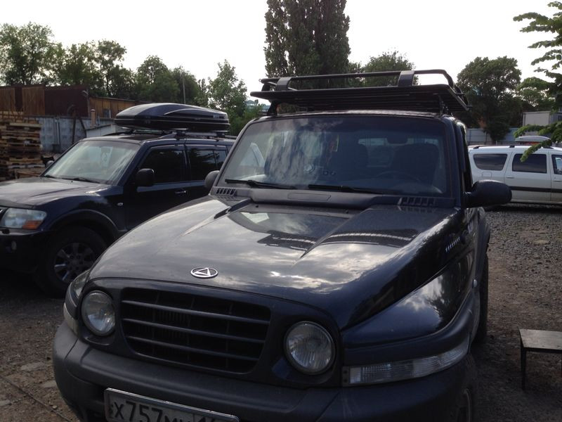 Багажник экспедиционный (ED) для Тагаз Тагер с сеткой Багажник экспедиционный (ED) для Тагаз Тагер с сеткой