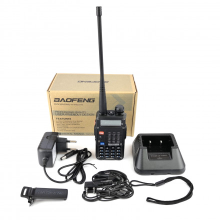 Рация портативная Baofeng UV-5R 8W (136-174 / 400-520 МГц)