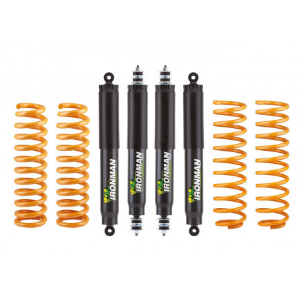 Комплект подвески Ironman PRO для Land Rover Defender 90 / Discovery 1 нагрузка перед до 50 кг зад до 300 кг лифт 40 мм (масло)