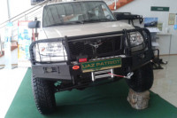 Бампер передний силовой OJeep для УАЗ Патриот 2005-2015 с кенгурином, под штатные ПТФ