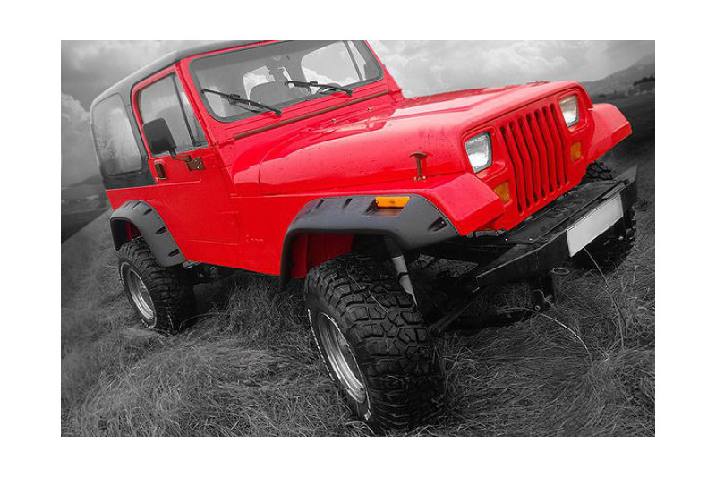 Расширители колёсных арок lapter на Jeep Wrangler YJ Расширители колёсных арок lapter на Jeep Wrangler YJ