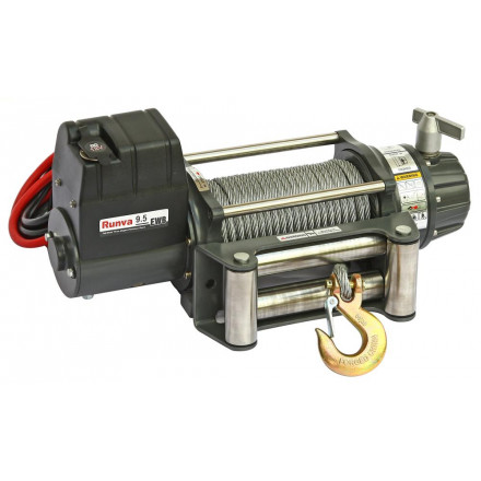 Лебёдка электрическая 12V Runva EWB9500U lbs 4350 кг (влагозащищенная)