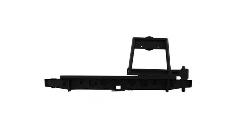 Задний силовой бампер OJ 03.418.03 для УАЗ Пикап с облегчённой калиткой под запаску Задний силовой бампер OJ 03.418.03 для УАЗ Пикап с облегчённой калиткой под запаску