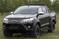 Расширители колёсных арок 50 мм Toyota Hilux 2015-2020 (VIII дорестайлинг) шагрень