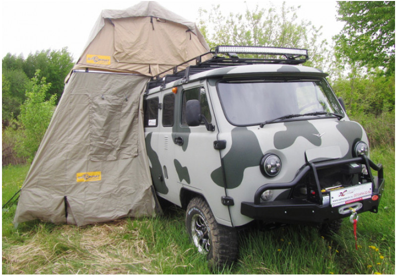 Бампер передний силовой OJeep для УАЗ Буханка с площадкой под лебедку и кенгурином Бампер передний силовой OJeep для УАЗ Буханка с площадкой под лебедку и кенгурином