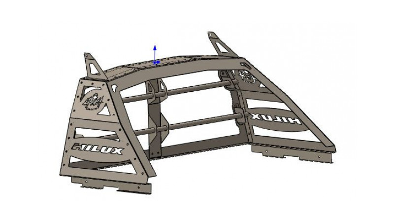 Дуга безопасности Toyota Hilux 2015-2022 Дуга безопасности Toyota Hilux 2015-2022