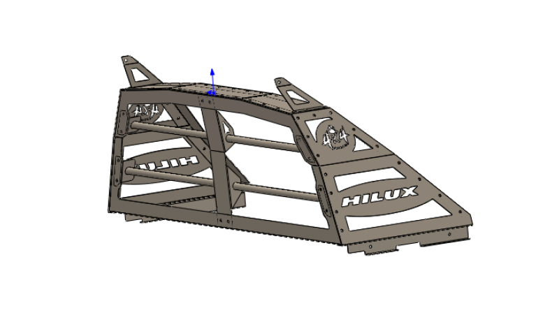 Дуга безопасности Toyota Hilux 2015-2022 Дуга безопасности Toyota Hilux 2015-2022