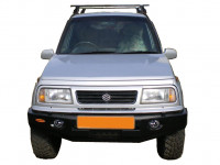 Бампер передний силовой Вездеходофф для Suzuki Escudo до 1997 с площадкой под лебедку и фарами