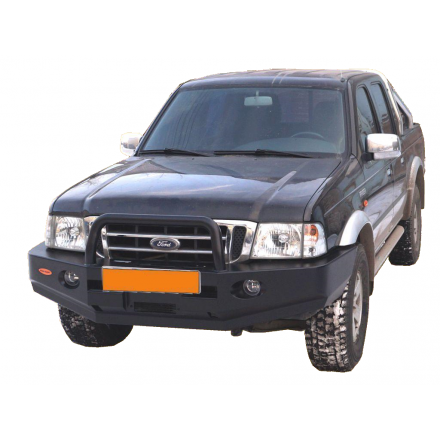Передний силовой бампер Вездеходофф на Ford Ranger 2003 - 2006 с центральной дугой