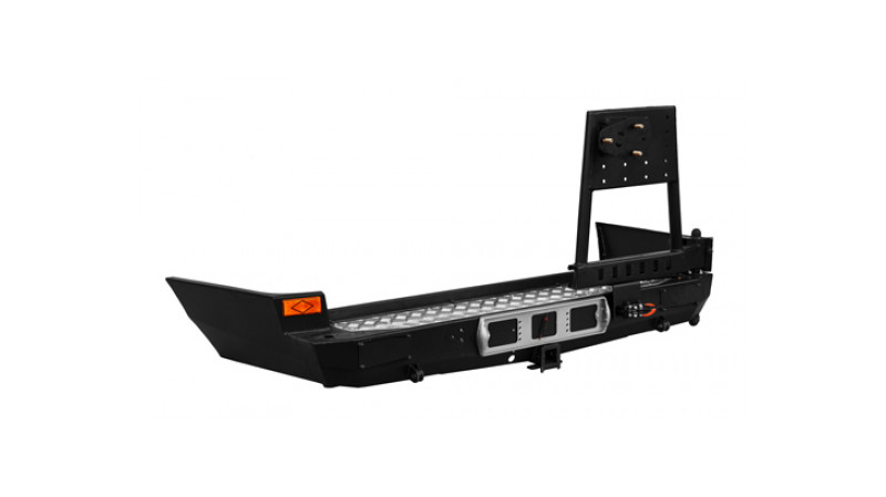 Бампер задний силовой OJeep для Toyota Land Cruiser 100 с калиткой