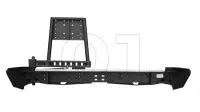 Бампер задний силовой OJ для Toyota Land Cruiser 80 с универсальной калиткой (03.177.02)