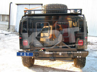 Багажник экспедиционный алюминиевый KDT для Hummer H1