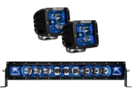 RIGID RADIANCE PLUS —  LED фара с внутренней подсветкой корпуса