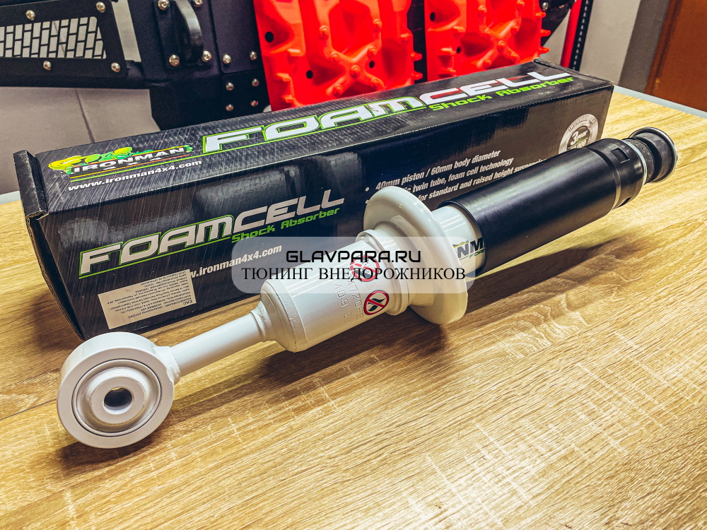 Амортизатор передний Ironman для Toyota Land Cruiser 200 лифт до 45 мм (масло)
