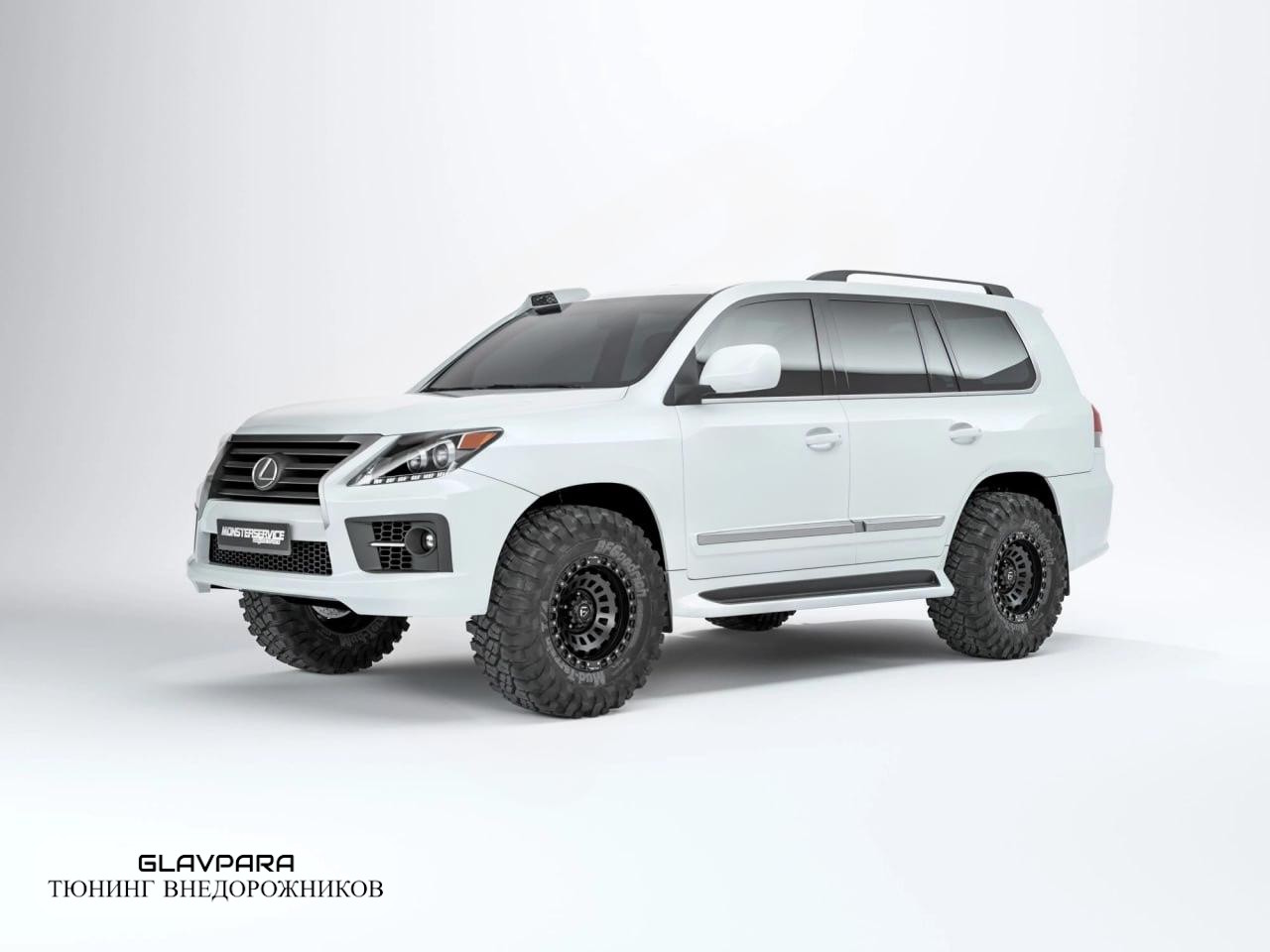 Шноркель аэродинамичный Lexus LX570 2008-2015 Шноркель аэродинамичный Lexus LX570 2008-2015