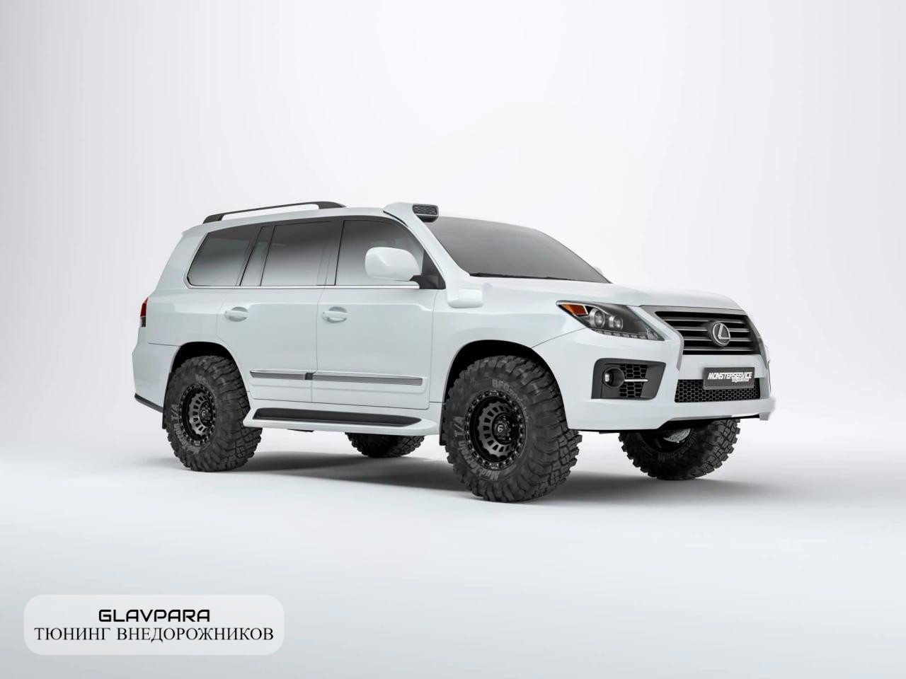 Шноркель аэродинамичный Lexus LX570 2008-2015 Шноркель аэродинамичный Lexus LX570 2008-2015