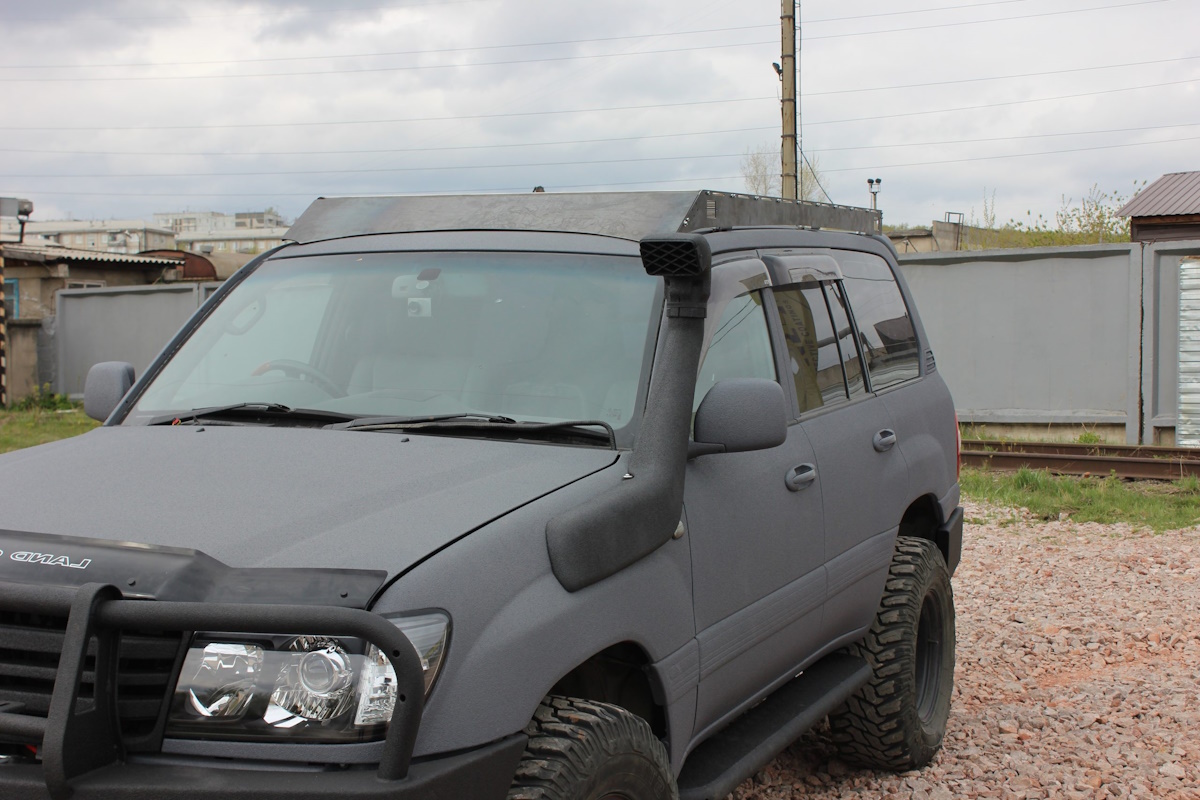Багажник экспедиционный STC Toyota Land Cruiser 100/105/Lexus LX470 ШТОРКА с дальним и рабочим светом Багажник экспедиционный STC Toyota Land Cruiser 100/105/Lexus LX470 ШТОРКА с дальним и рабочим светом