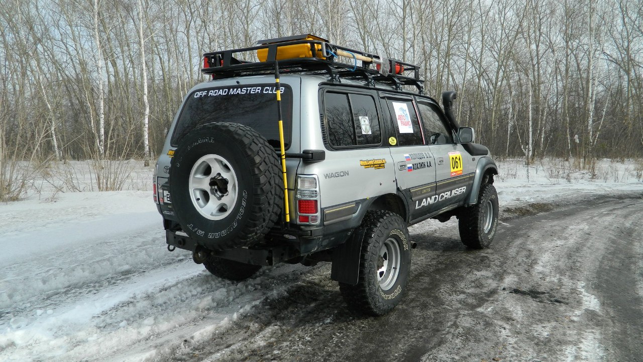 Багажник экспедиционный РИФ 1200x2100 мм Toyota Land Cruiser 80