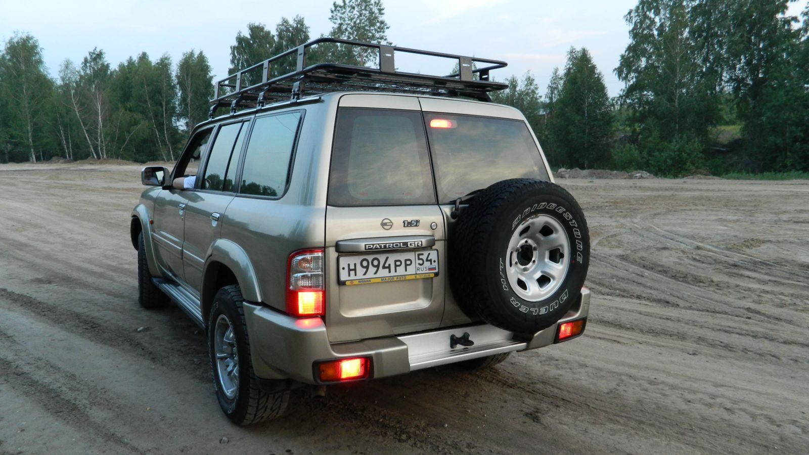Багажник экспедиционный Nissan Patrol (Y60, Y61) с сеткой (ED)